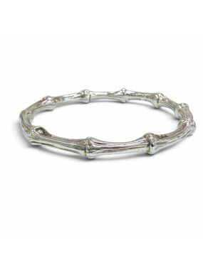 Tiffany & Co Bamboo Bangle 925 Bracelet Silver